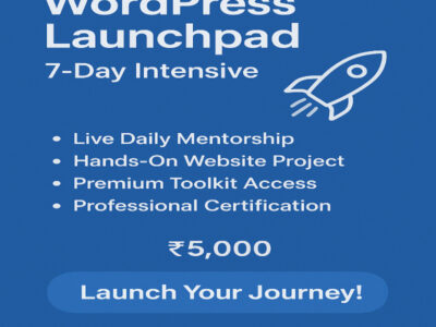 Wordpress basis course